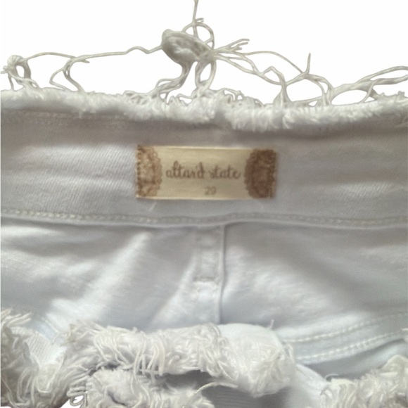 Altar’d Distressed White Women's Jeans - Picture 3 of 4